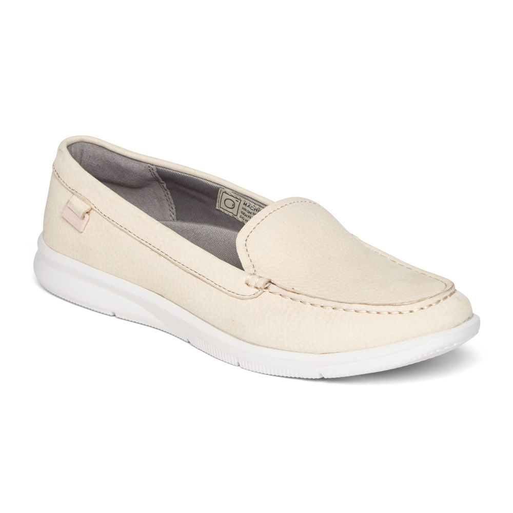 Rockport Singapore Womens Loafers - Ayva Washable White - NK8401597